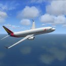 [FSX] 디폴트 B737-800 아시아나 신도장의 고화질도장 이미지