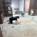 강동 아이파크더리버몰 상가 타일시공후기(600각 바닥 졸리컷 테이블)