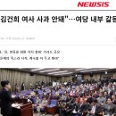 친윤계 "김건희 여사 사과 안돼"…여당 내부 갈등 확산되나 이미지