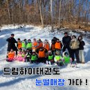 드림 태권도 | 신대부적태권도 드림하이가 선택한 눈썰매장은 ?