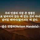 [희망 명언] 승리 (넬슨 만델라) 포기하지 않고 일어서는 것 이미지