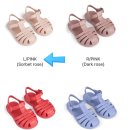 핑크패션신발 | 돌아기 여름신발 추천 리우드 브리샌들 22 사이즈...소르베로즈 라이트핑크 페퍼민트 실물 실착 코디 후기