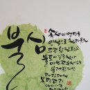 페인팅 캘리그라피 이미지