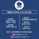 시흥 청룡유나이티드U15 현재 2.1학년 GK선수모집 이미지