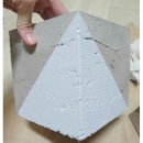시멘트로 티슈케이스 만들기(셀프 DIY 소품 이미지