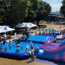 청양유치원 | 청양 물놀이 후기 (워터슬라이드 대여)