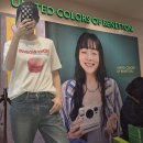 롯데백화점 건대점 베네통 매장 쇼핑 후기(feat.매장 착용컷 포함)