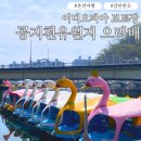 공지천 에디오피아 | 춘천 여행 갈만한곳 이색데이트 공지천 오리배 이디오피아 보트장 수동보트 가격 후기