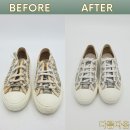 자연앤세탁 | 워크앤디올 오블리크 노란 변색 명품 신발 세탁 복원 후기 광주 다름다움. 천안 대전 안산