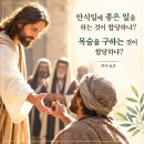 안식일에 좋은 일을 하는 것이 합당하냐? 목숨을 구하는 것이 합당하냐? 이미지