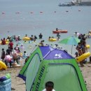 2010년 8월 1일 완도군 약산면 가사동백숲해변(가사해수욕장)의 모습을 원룸형 바다풍경펜션민박에서...(2/2) 이미지