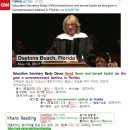 #CNN #KhansReading 2017-05-11-2 Education Secretary Besty Devos faced boos and turned backs 이미지