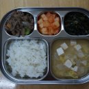 20190415 - 백미밥, 콩가루배춧국, 쇠고기당면볶음, 취나물무침, 깍두기 이미지