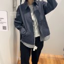 블루컬러 | 유니클로 JW앤더슨 집업 블루종 블루 컬러 후기 M (남녀 공용 자켓)