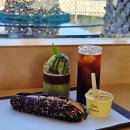 (야간)홈메이드 카페 쌀디저트(10월) | 양산 대형카페 통도사 근처 순지카페 크리스마스 트리 감상까지