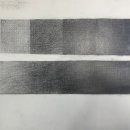 소묘와 오일파스텔 이미지