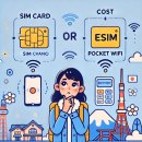 📱 일본 여행 꿀팁 – 유심 vs 포켓와이파이 vs eSIM 뭐가 더 좋을까?