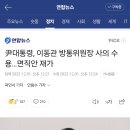 尹대통령, 이동관 방통위원장 사의 수용…면직안 재가 이미지