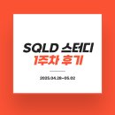 [BDA X 영진닷컴] SQLD 자격증 스터디 1주차 후기!