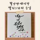 발안만세시장 | 발안만세시장 문화사랑방 캘리그라피수업, 화성시 캘리그라피수업, 꽃잎하나캘리공방 [ 문장연습, 들꽃...