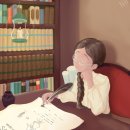 수채화와 디지털드로잉 이미지