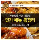 저녁은 이거다! 치킨집별 인기메뉴 이미지