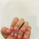 네일시스터즈 | 중랑구 네일 면목동 네일 네일시스터즈 시럽 그라데이션 봄네일 후기