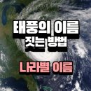 기러기(KIROGI) | 태풍의 이름 짓는 방법과 나라별 태풍 이름