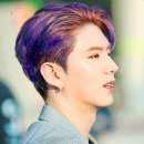 Bluish purple hair color and orange hair colour 이미지