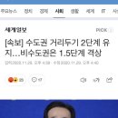 [속보] 수도권 거리두기 2단계 유지…비수도권은 1.5단계 격상 이미지