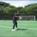 이대호의 축구공 펑고 이미지