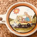 스쿨버스 문구 이미지