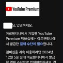 유튭 프리미엄 들킨 넘들은 이 방법도 안 되나봐 이미지