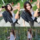 배우 이지아, 48세 생일…관리 어떻게 하길래 놀라운 동안 미모 화이트 컬러의 민소매와 카고 팬츠 이미지