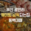 신 동백식당 | 부산 광안리 고기집 웨이팅 납득되는 가성비 대패 맛집 동백대패