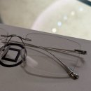 김해김 무테안경 구매후기｜Frameless Pearl Tear Square Glasses Silver