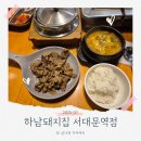 서대문역 점심맛집 하남돼지집 서대문역점 단돈 9900원 점심특선 후기