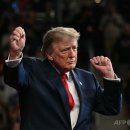 トランプ氏、男性がトラに襲われる動画投稿「自然をなめるな！」 이미지