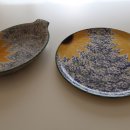 poole pottery 폴포터리 해바라기 그릇과 접시 이미지