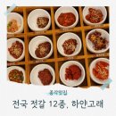 종각지하쇼핑센터 | 하얀고래 전국 젓갈 12종이 나오는 종각역 직장인 점심 맛집