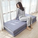 허리나 연구소 | 바디연구소 허리가편한 3단 접이식 매트리스 토퍼 바닥 면차콜 S 100% 리얼 후기 정리