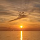 노을바다풍경 이미지