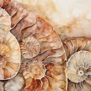 황금산암모나이트[지금-6] | 암모나이트 멸종 비밀 (신진대사율, 생태적 전문화, 기각류)