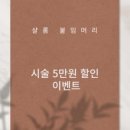 샬롬붙임머리