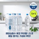 1+1 천년동안 해양심층수 에코 무라벨 1.2L 9개입 미네랄워터 가성비 후기