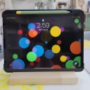 캘리그라피 우드버닝 탁상시계 이미지