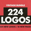 vintage bundle logos badges 이미지