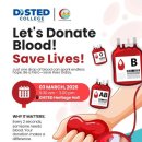 DISTED-Donate Blood, Save Lives! 03 March 2026 이미지