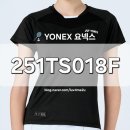 M-018 | [YONEX] 요넥스 2025 S/S 신상 251TS018F 배드민턴 경기복 반팔티 내돈내산 후기