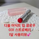 031 | 써보니 장점만 있을 줄 알았는데…? 🍓 디올 어딕트 립글로우 031 스트로베리, 솔직한 리얼 후기 대방출!